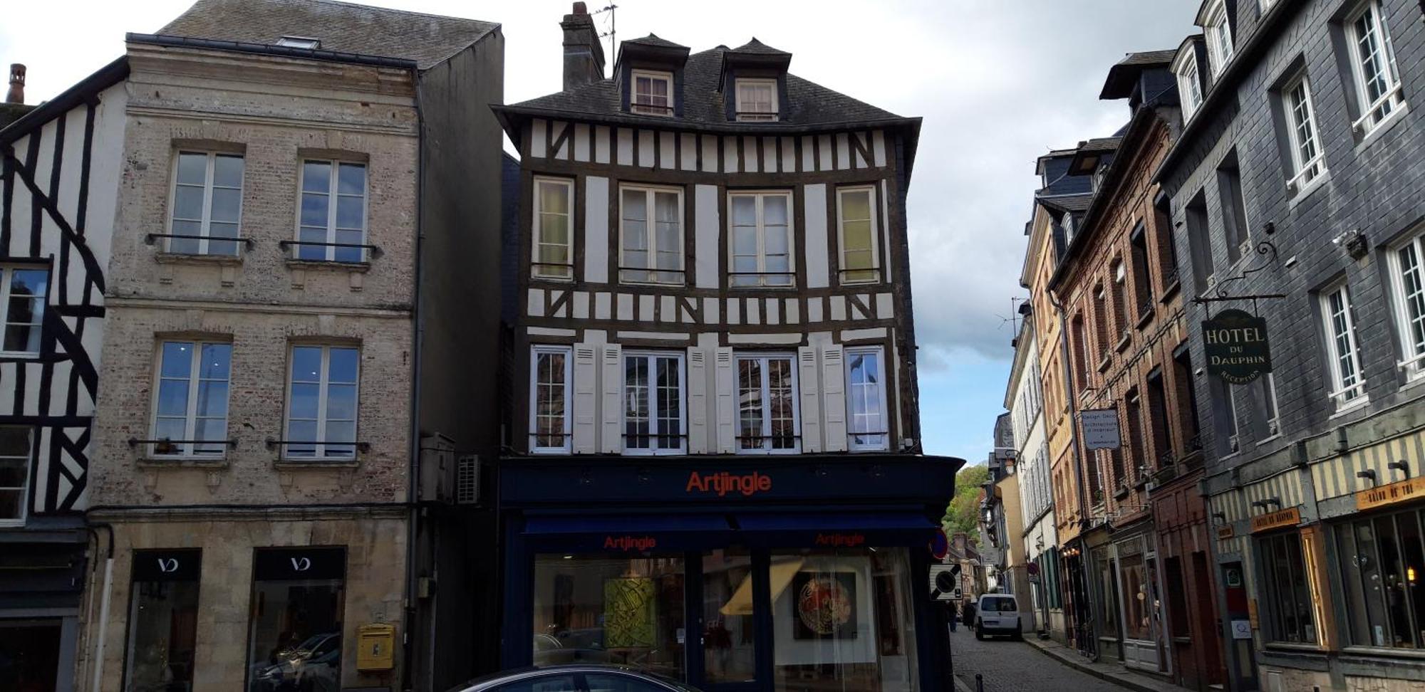 Ferienwohnung Le Petit Honfleur Exterior foto